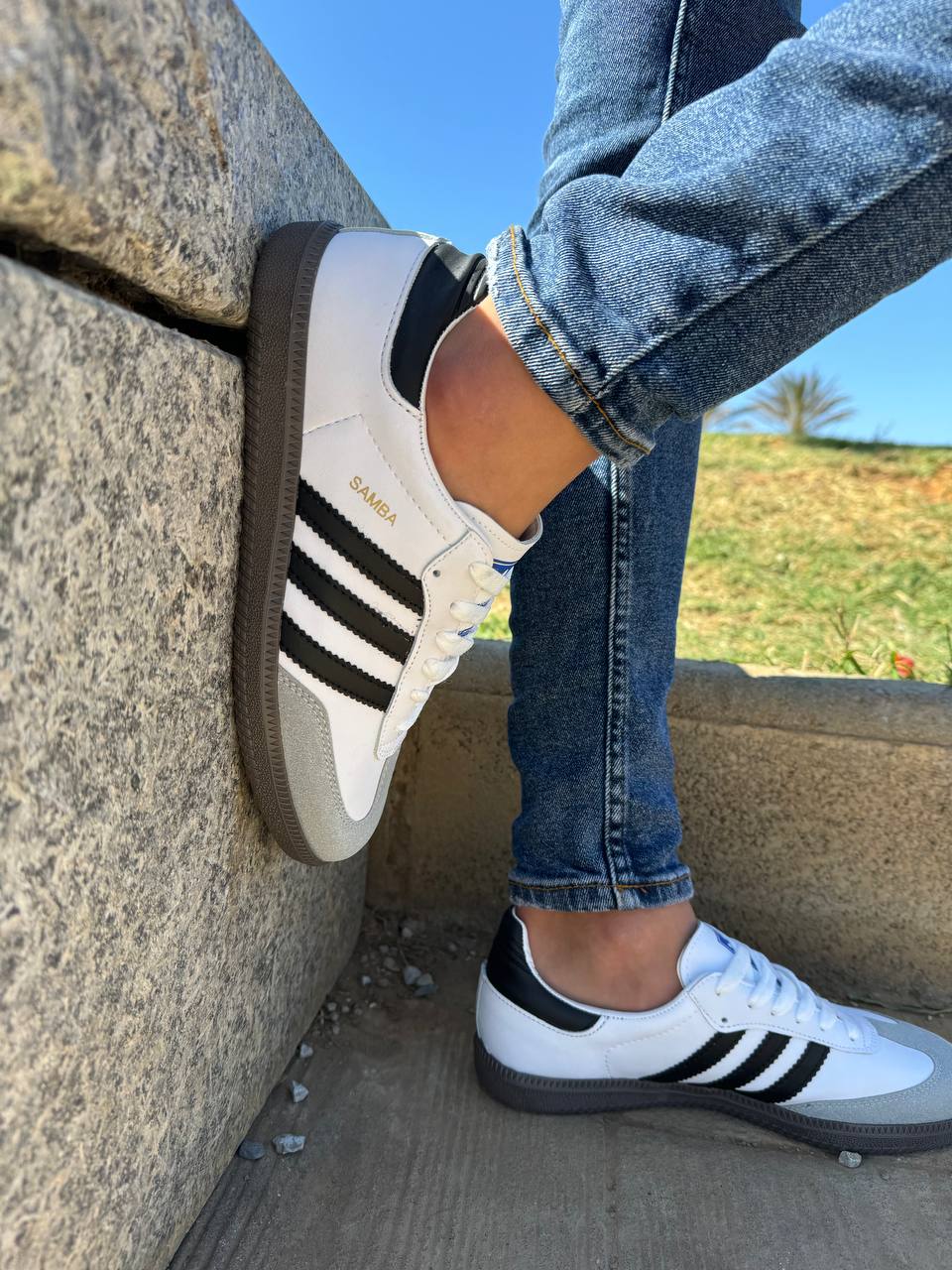 Adidas Samba -Blanc